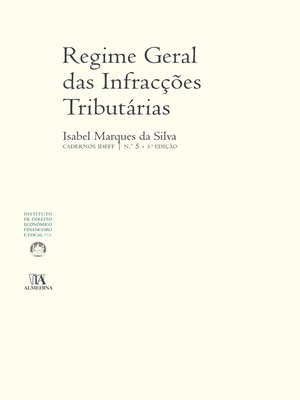 cover image of Regime Geral das Infracções Tributárias